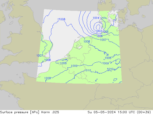 Luchtdruk (Grond) Harm .025 zo 05.05.2024 15 UTC