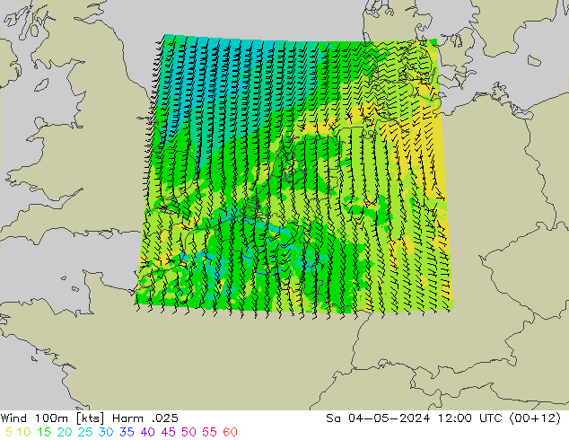 Wind 100m Harm .025 So 04.05.2024 12 UTC