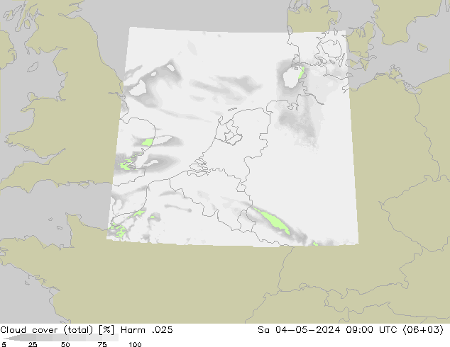Nubi (totali) Harm .025 sab 04.05.2024 09 UTC