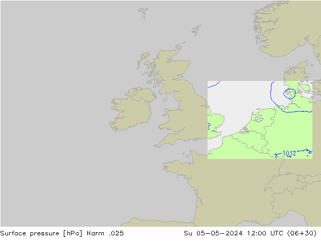 Luchtdruk (Grond) Harm .025 zo 05.05.2024 12 UTC