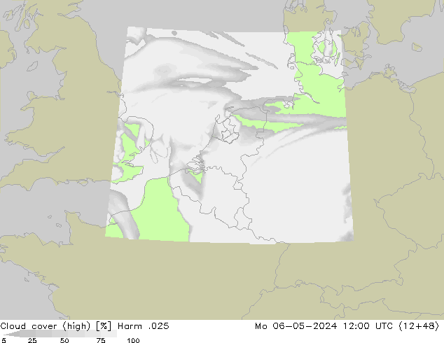 vysoký oblak Harm .025 Po 06.05.2024 12 UTC