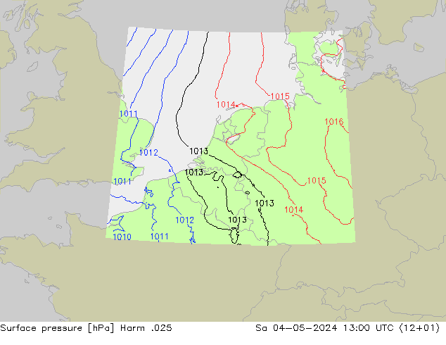 Luchtdruk (Grond) Harm .025 za 04.05.2024 13 UTC