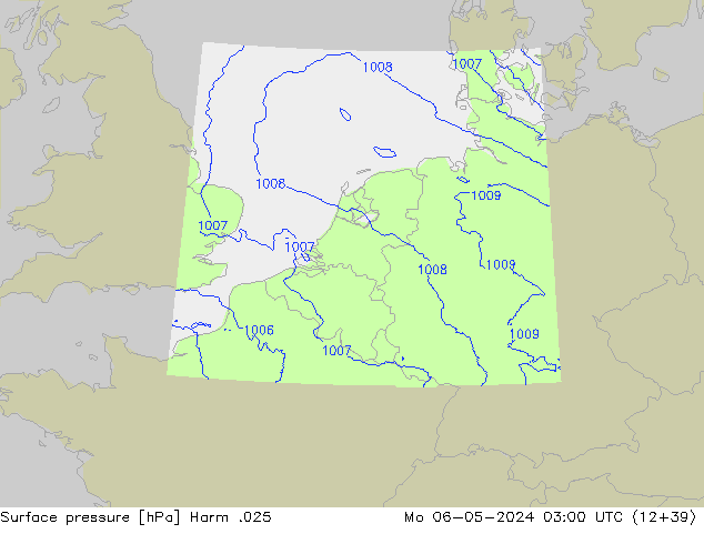 Luchtdruk (Grond) Harm .025 ma 06.05.2024 03 UTC