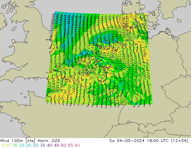 风 100m Harm .025 星期六 04.05.2024 18 UTC