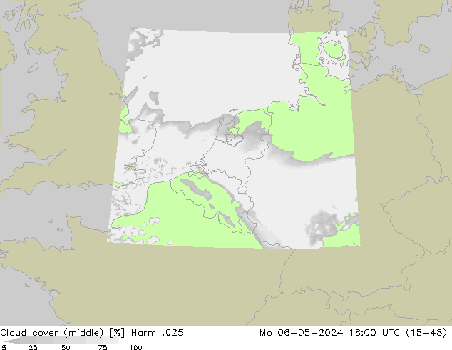 Bewolking (Middelb.) Harm .025 ma 06.05.2024 18 UTC
