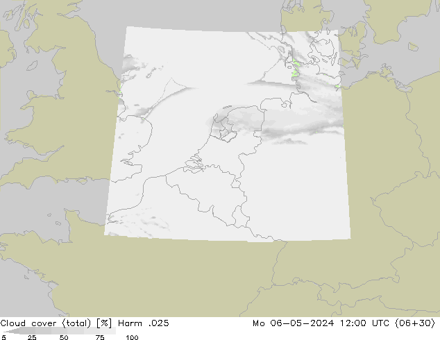 Nuages (total) Harm .025 lun 06.05.2024 12 UTC