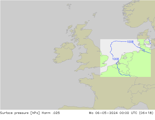 Luchtdruk (Grond) Harm .025 ma 06.05.2024 00 UTC