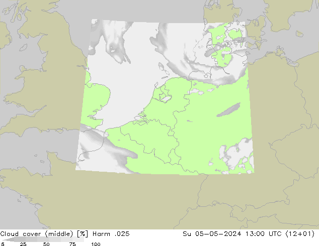 Wolken (mittel) Harm .025 So 05.05.2024 13 UTC