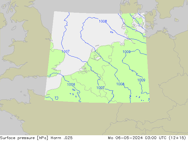 Presión superficial Harm .025 lun 06.05.2024 03 UTC