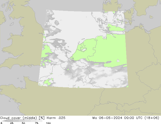Cloud cover (middle) Harm .025 Mo 06.05.2024 00 UTC