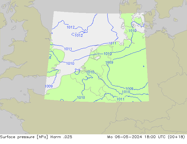 Luchtdruk (Grond) Harm .025 ma 06.05.2024 18 UTC