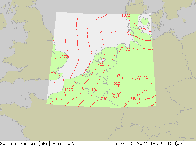 Bodendruck Harm .025 Di 07.05.2024 18 UTC