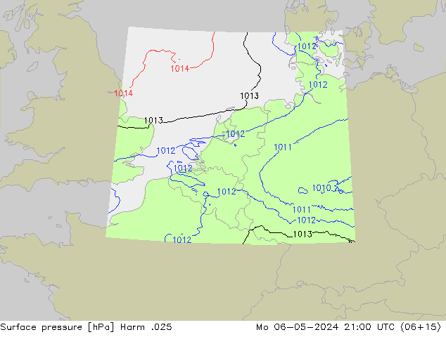 Surface pressure Harm .025 Mo 06.05.2024 21 UTC