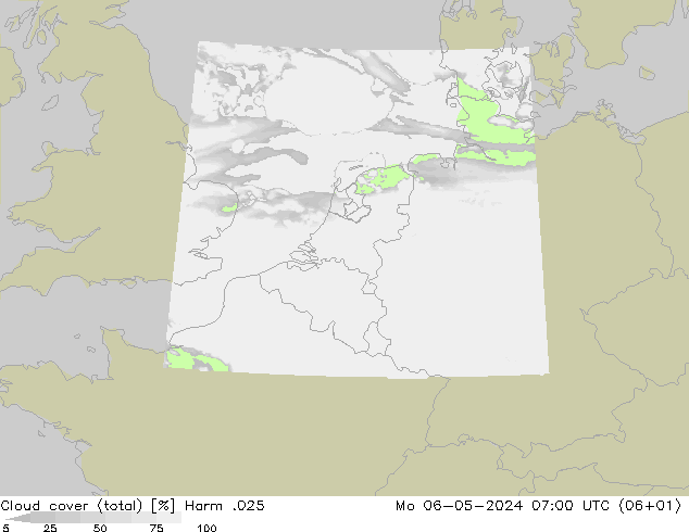 Nubi (totali) Harm .025 lun 06.05.2024 07 UTC