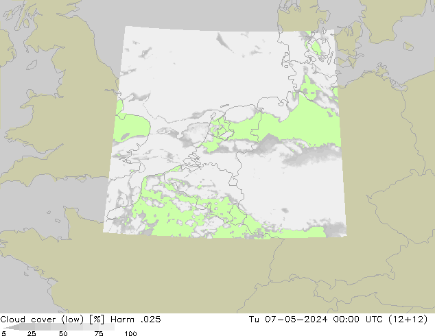 Nubes bajas Harm .025 mar 07.05.2024 00 UTC