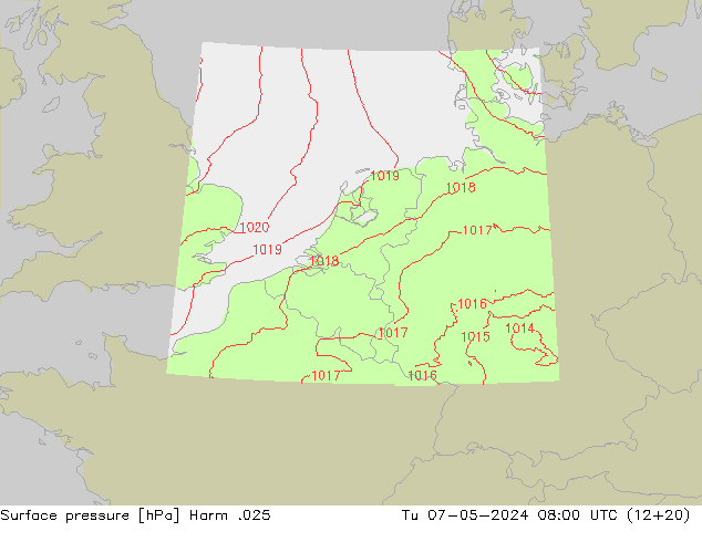 pression de l'air Harm .025 mar 07.05.2024 08 UTC