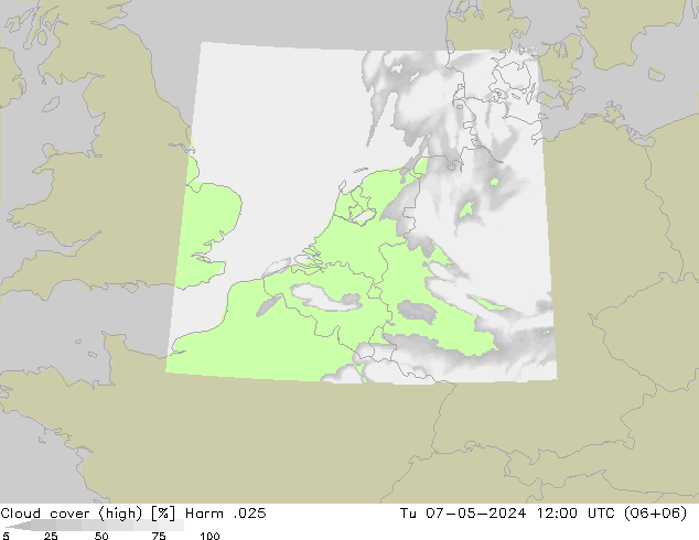 vysoký oblak Harm .025 Út 07.05.2024 12 UTC