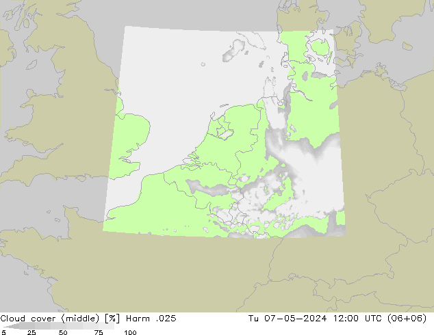 Bewolking (Middelb.) Harm .025 di 07.05.2024 12 UTC