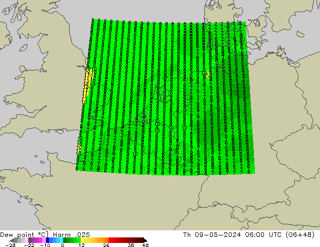 Punto de rocío Harm .025 jue 09.05.2024 06 UTC