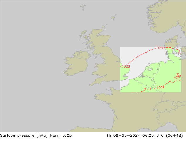 Presión superficial Harm .025 jue 09.05.2024 06 UTC