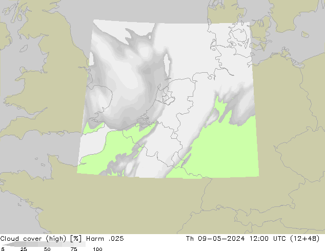 Wolken (hohe) Harm .025 Do 09.05.2024 12 UTC