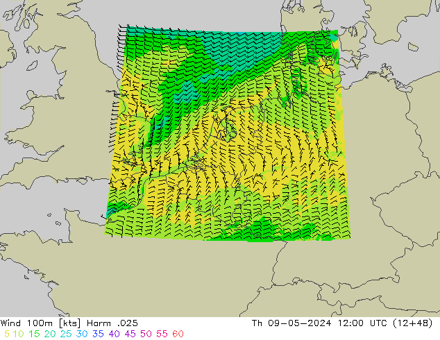 Rüzgar 100m Harm .025 Per 09.05.2024 12 UTC