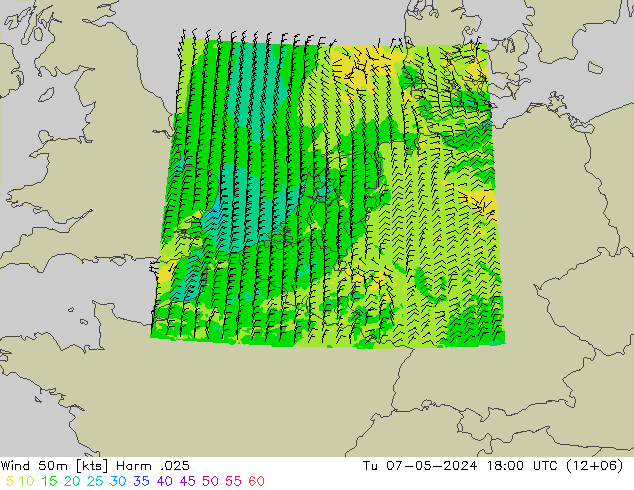 wiatr 50 m Harm .025 wto. 07.05.2024 18 UTC
