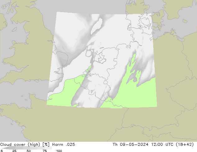 nuvens (high) Harm .025 Qui 09.05.2024 12 UTC