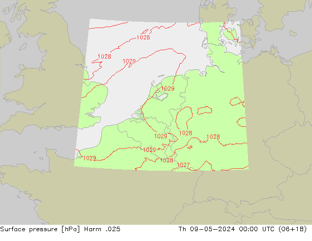 Presión superficial Harm .025 jue 09.05.2024 00 UTC