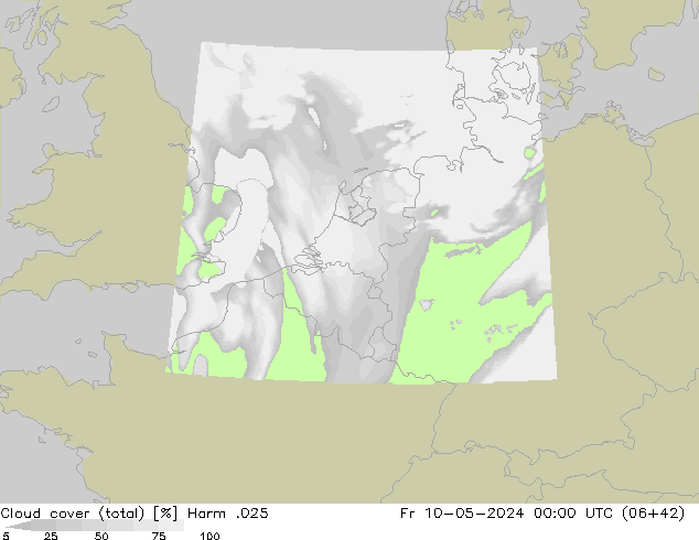 Nubi (totali) Harm .025 ven 10.05.2024 00 UTC
