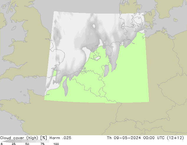 Wolken (hohe) Harm .025 Do 09.05.2024 00 UTC