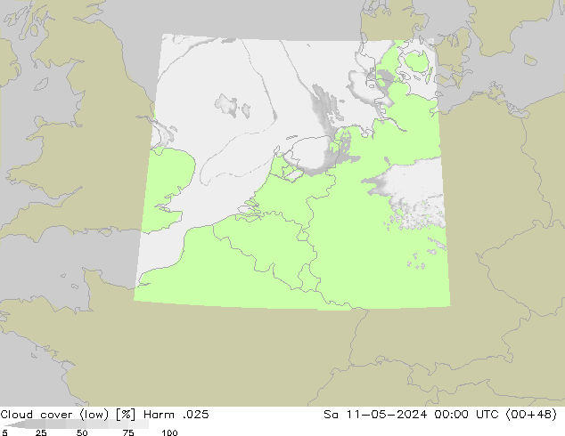 Nubi basse Harm .025 sab 11.05.2024 00 UTC