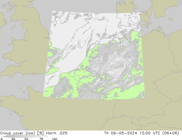 Wolken (tief) Harm .025 Do 09.05.2024 12 UTC
