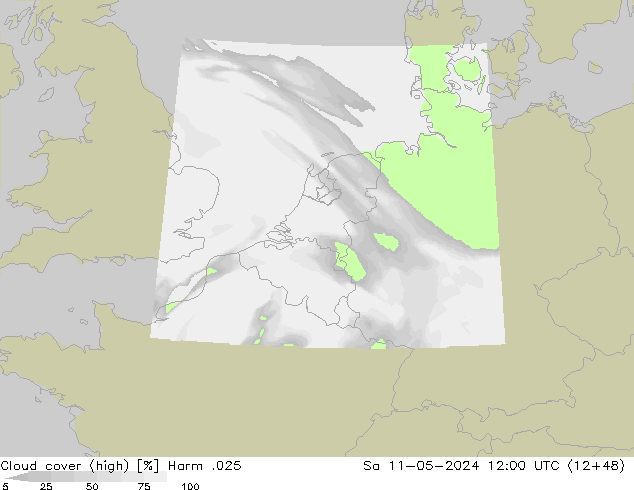 Bewolking (Hoog) Harm .025 za 11.05.2024 12 UTC