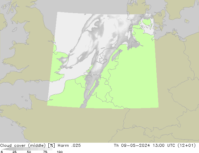 Nubes medias Harm .025 jue 09.05.2024 13 UTC