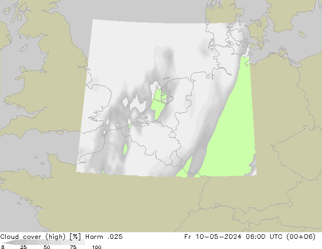 Wolken (hohe) Harm .025 Fr 10.05.2024 06 UTC