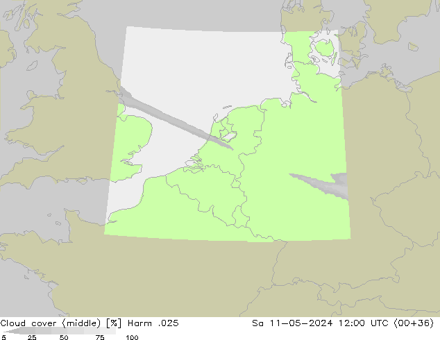 Bewolking (Middelb.) Harm .025 za 11.05.2024 12 UTC