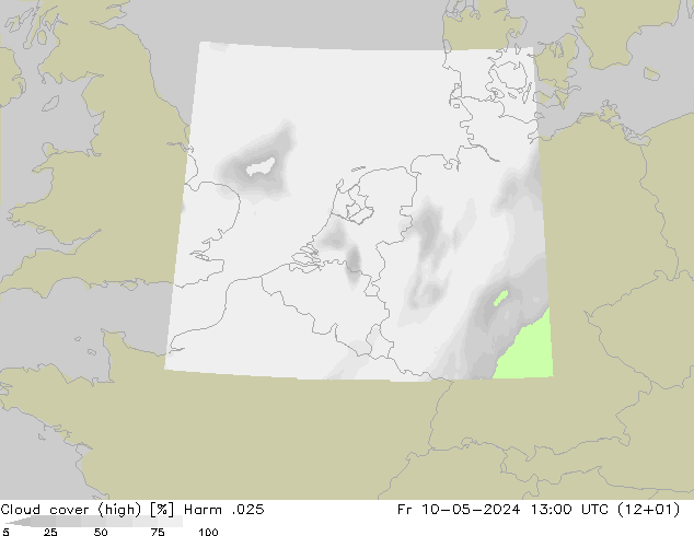 Wolken (hohe) Harm .025 Fr 10.05.2024 13 UTC