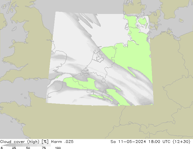 Nuages (élevé) Harm .025 sam 11.05.2024 18 UTC