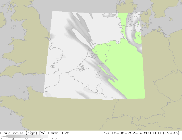 Nuages (élevé) Harm .025 dim 12.05.2024 00 UTC