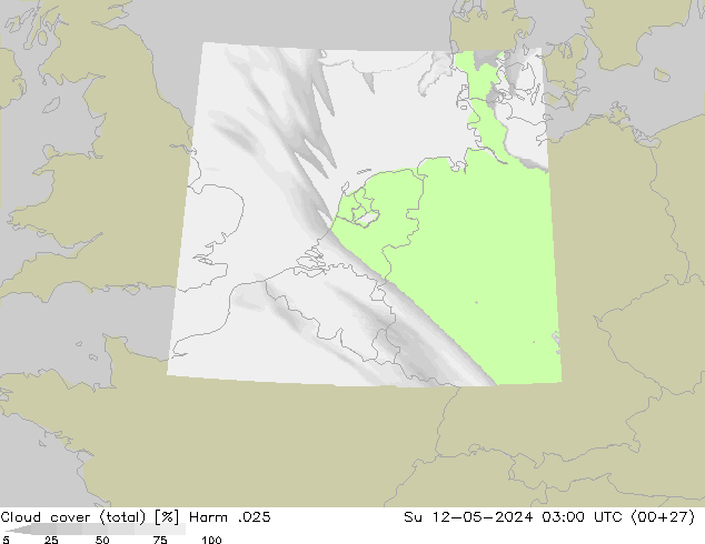 Nuages (total) Harm .025 dim 12.05.2024 03 UTC
