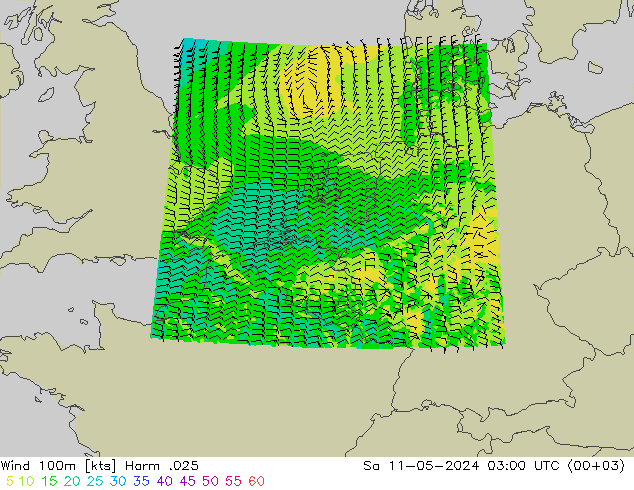 风 100m Harm .025 星期六 11.05.2024 03 UTC