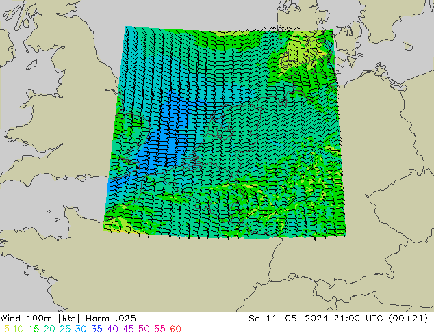 Wind 100m Harm .025 Sa 11.05.2024 21 UTC