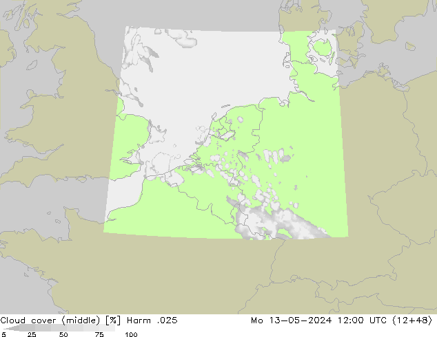nuvens (médio) Harm .025 Seg 13.05.2024 12 UTC