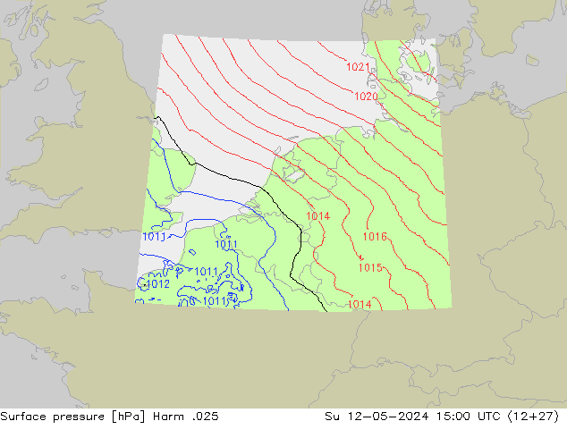Luchtdruk (Grond) Harm .025 zo 12.05.2024 15 UTC