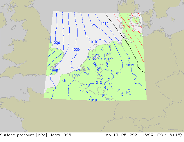 Luchtdruk (Grond) Harm .025 ma 13.05.2024 15 UTC