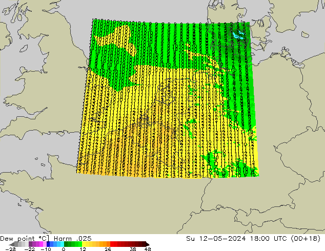 Point de rosée Harm .025 dim 12.05.2024 18 UTC