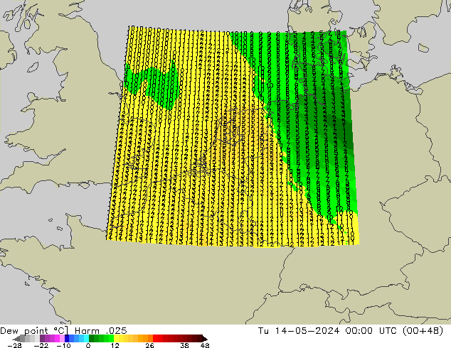 Punto di rugiada Harm .025 mar 14.05.2024 00 UTC