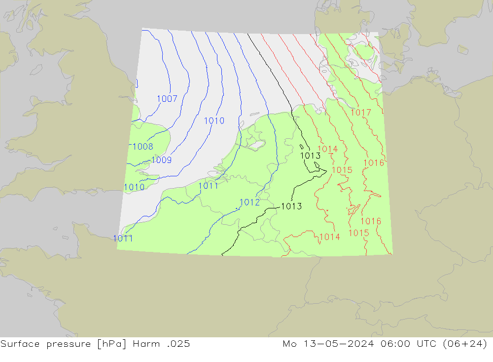 pressão do solo Harm .025 Seg 13.05.2024 06 UTC
