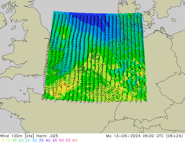 Wind 100m Harm .025 Mo 13.05.2024 06 UTC
